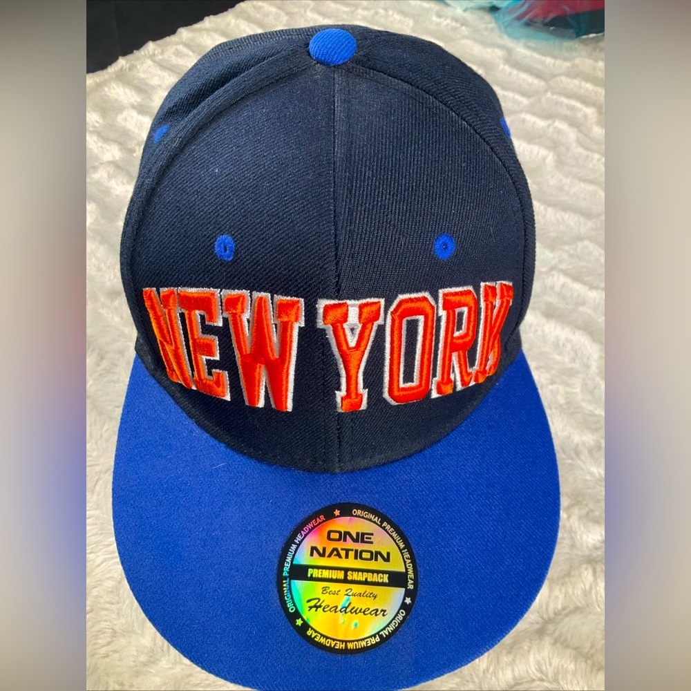 New York Mets Men’s One Nation SnapBack Stitched Baseball Hat New Without Tags